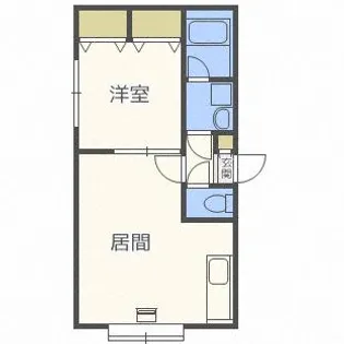 オリオンコートⅡ【1階】の間取り