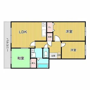 グレースA棟【1階】の間取り