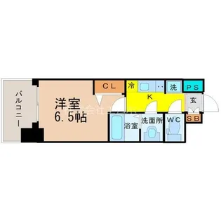 プレサンスNAGOYA本陣【8階】の間取り