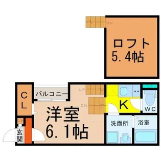 サンブラスハイム大曽根【1階】の間取り