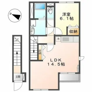 ステディア【2階】の間取り