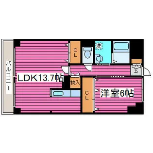 コンフォース杜【402号室】の間取り