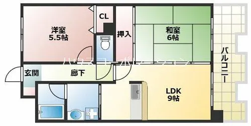 兵庫県尼崎市東園田町8丁目【マンション】の間取り