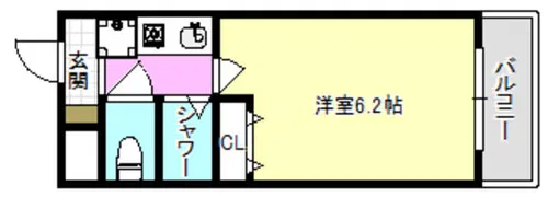 ネバーランド21【307号室】の間取り