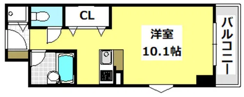 グリーンハイツ豊川Ⅰ【1階】の間取り