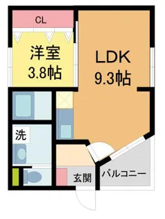 Pista武庫川【2階】の間取り
