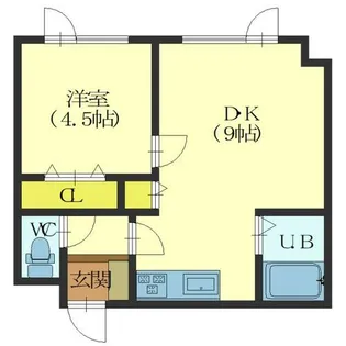 コートヒルズ湯川【302号室】の間取り