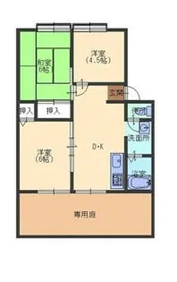サンライフ海田【102号室】の間取り