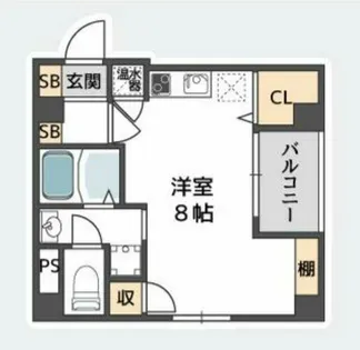 コンフォール南森町【9階】の間取り