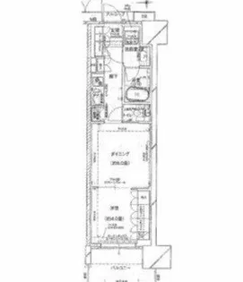 ブランズ北堀江プレイス【3階】の間取り