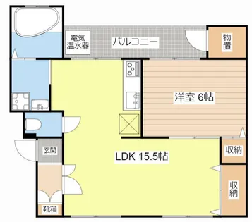 ファミリア唐崎【201号室】の間取り