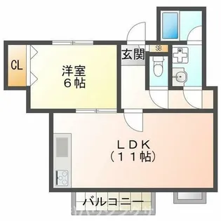 ドール霞ヶ丘【3階】の間取り