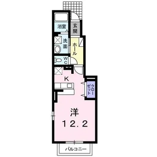 サン ガーデン戸畑【1階】の間取り