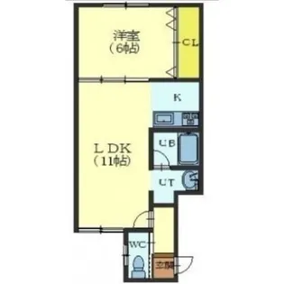 コーポニッタ【101号室】の間取り