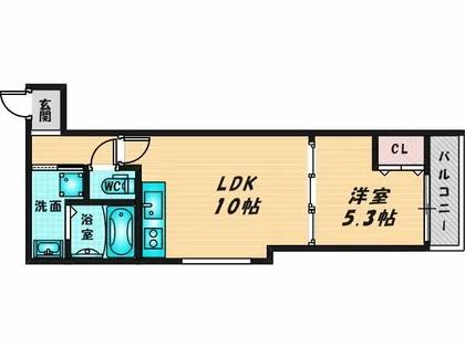 フジパレス花園西町【2階】の間取り