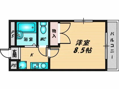 レオパレスMITOII【3階】の間取り