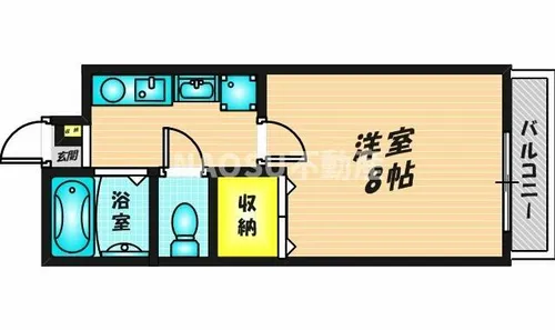 イーストヴィラキタ【302号室】の間取り