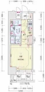 プレサンス大阪福島シエル【2階】の間取り