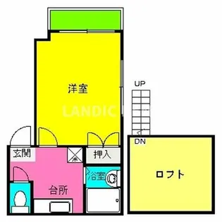 コンフォート千代【1階】の間取り