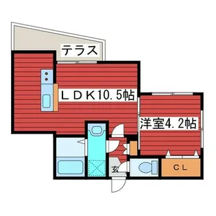 フォレスタ月寒東【1階】の間取り