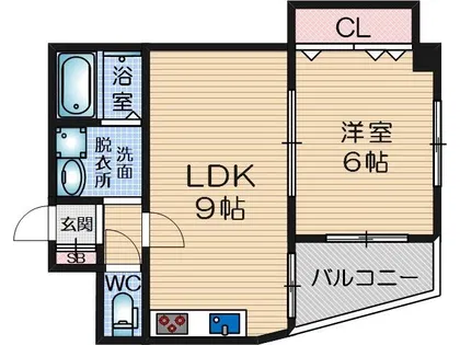 イーストハイツ【2階】の間取り
