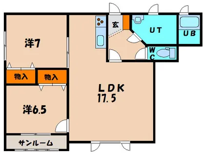 WEST KIKYO(ウエスト桔梗)【203号室】の間取り
