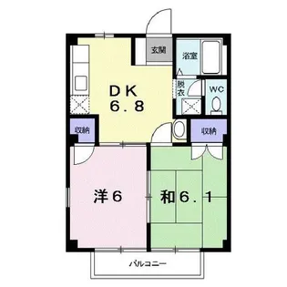 アクティブ・エム【2階】の間取り
