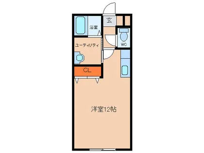 SOSIN MANSION【102号室】の間取り