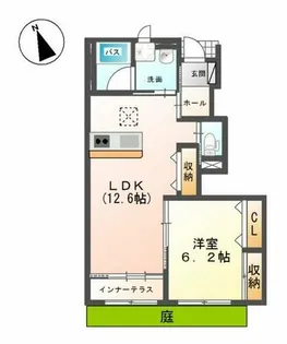 セレッソ(CEREZO)【1階】の間取り