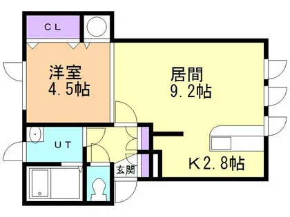 レジデンス日の出【202号室】の間取り