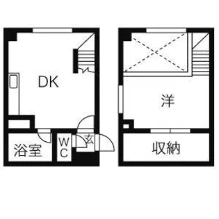 アーバンハイムアミリア南郷【105号室】の間取り