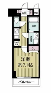 S-RESIDENCE Hommachi Marks【7階】の間取り