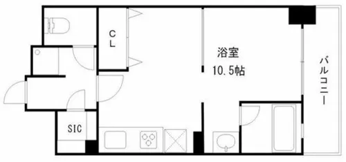 KDX堺筋本町レジデンス【2階】の間取り