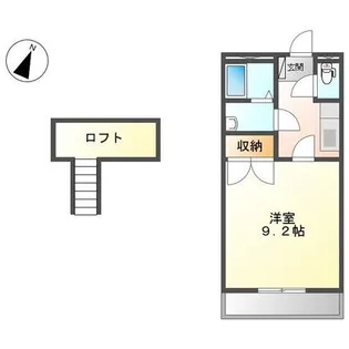 プログレスビレッジ【2階】の間取り