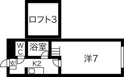 OMレジデンス山鼻【3階】の間取り