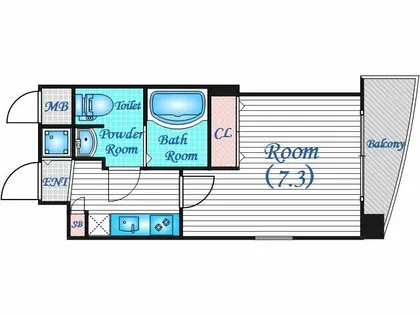 レグゼスタ福島Ⅱ【4階】の間取り