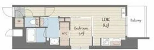 S-RESIDENCE天満橋ar【3階】の間取り