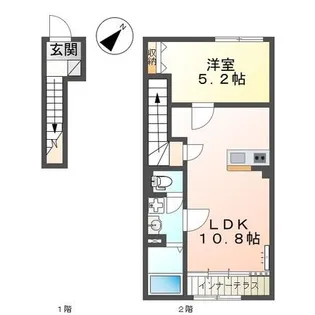 グレイスリー【2階】の間取り