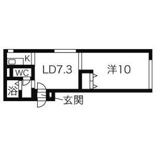 ヴィラエターナル【402号室】の間取り