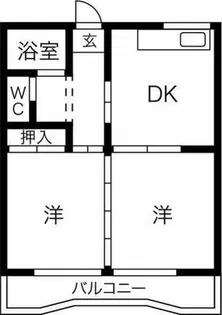 コーポむつみI【103号室】の間取り