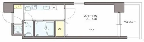 VIENTO VERDE【11階】の間取り