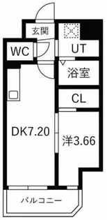Art Ebie【8階】の間取り