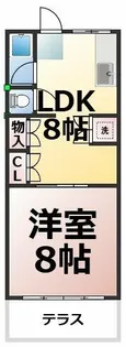 弥生荘【105号室】の間取り