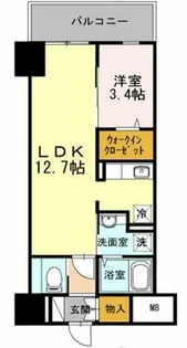 LaSante 梅田北【9階】の間取り