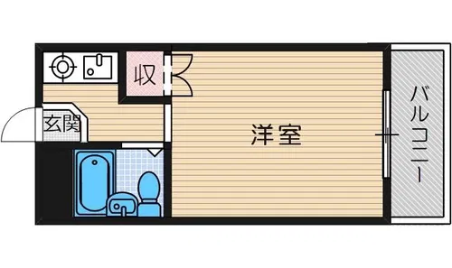 千里セピアテラスⅡ【3階】の間取り