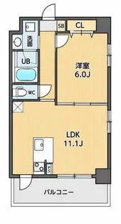 LaDouceur南茨木【4階】の間取り