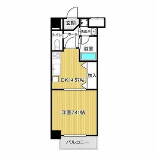 ポポラーレ白鳥【402号室】の間取り