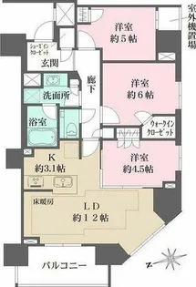 ザ・パークハウス上前津フロント【805号室】の間取り