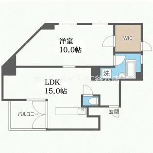 創空KYUTARO【11階】の間取り