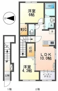 エクセレント【2階】の間取り